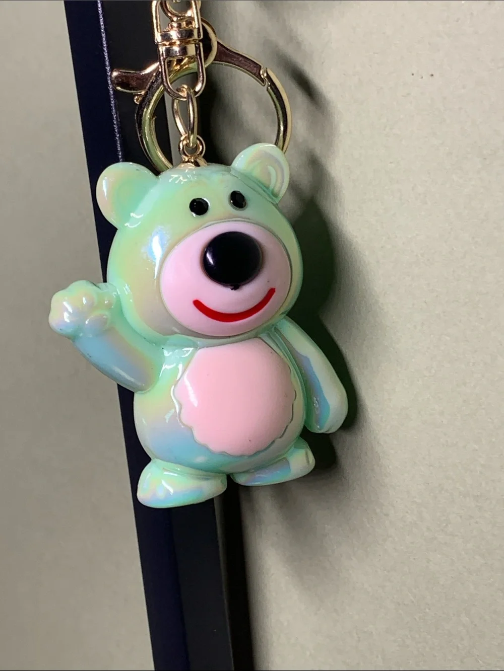 Charm Buddy Keychain - Green Bear